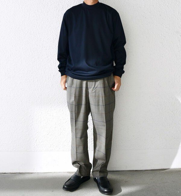 SHIPS any「SHIPS any: スムースコットン モックネック Tシャツ (ロンT)◇」|Tシャツ・カットソー|