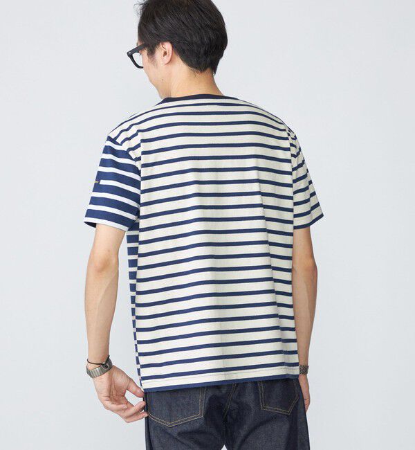 SHIPS「【BATEAUX DE SHIPS別注】Le Minor: ボーダー クルーネック Tシャツ」|Tシャツ・カットソー|