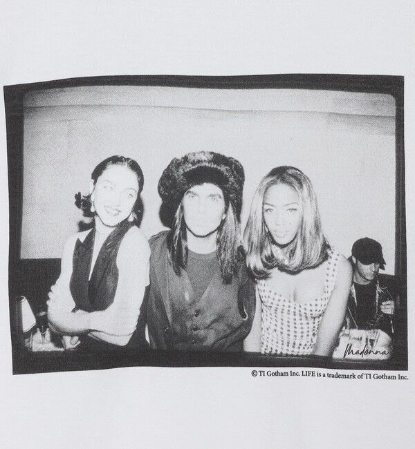 SHIPS「【SHIPS別注】GOOD ROCK SPEED: LIFE アクトレス フォト Tシャツ」|Tシャツ・カットソー|