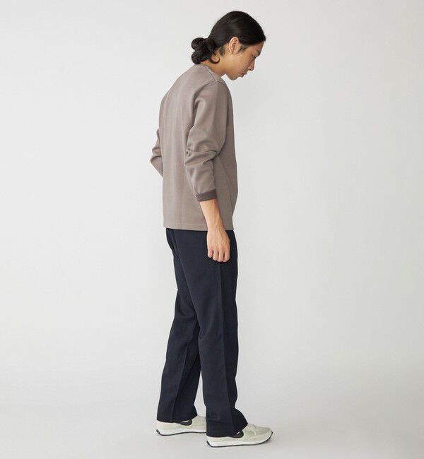 SHIPS「SHIPS: 鹿の子 ダブルフェイス クルーネック ロングスリーブ Tシャツ (ロンT)」|Tシャツ・カットソー|