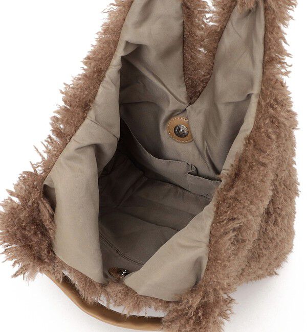 SHIPS any「SHIPS any: フェイクファー スクエア トート バッグ」|トートバッグ|