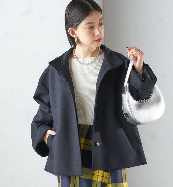 SHIPS for women「ハミルトン テント ライン コート」|その他|ブラック