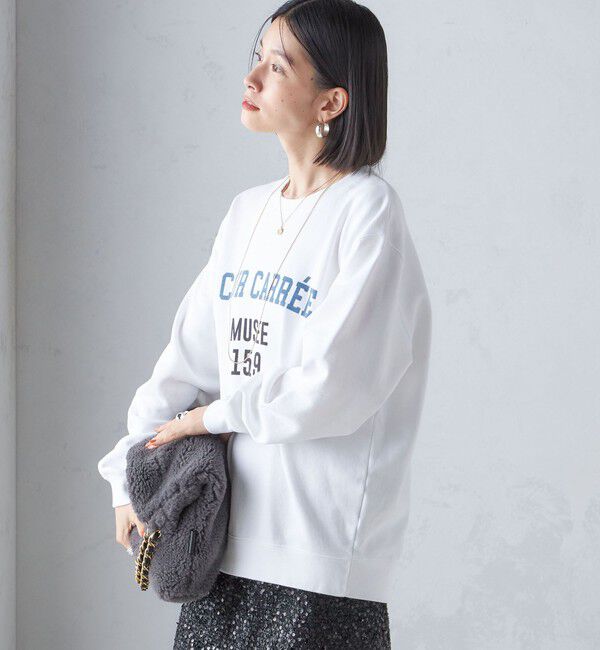 SHIPS for women「Odub:〈手洗い可能〉ロゴ スウェット」|スウェット・ジャージ|