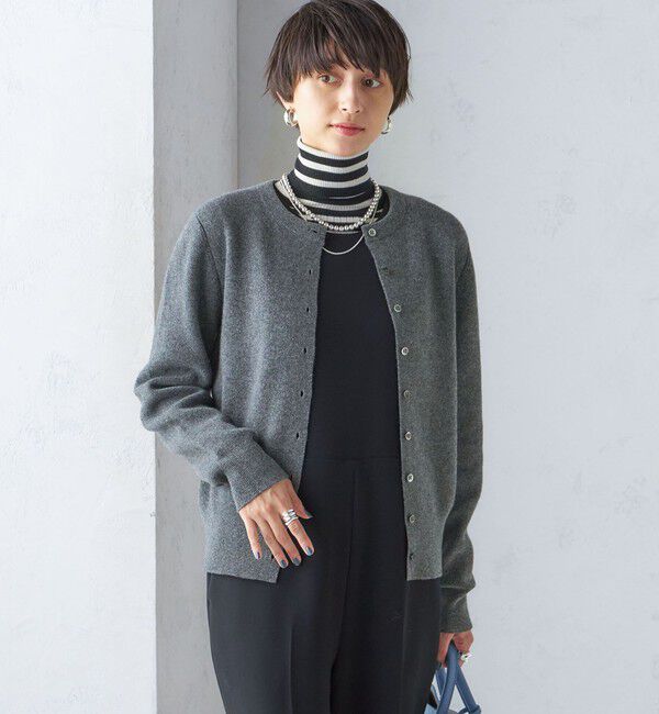 SHIPS for women「カシミヤ クルーネック カーディガン」|カーディガン|