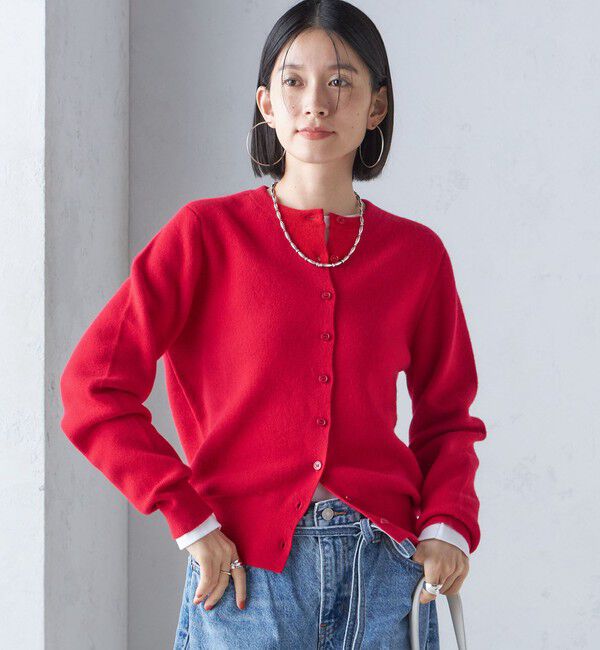 SHIPS for women「カシミヤ クルーネック カーディガン」|カーディガン|