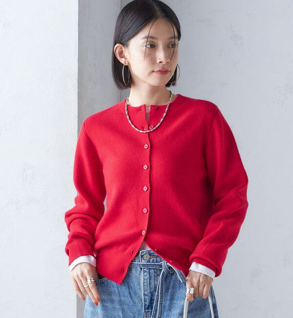 SHIPS for women「カシミヤ クルーネック カーディガン」|カーディガン|