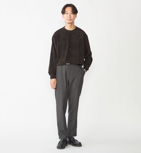 SHIPS「SHIPS:〈手洗い可能〉モール ダブルフェイス クルーネック プルオーバー」|プルオーバー|