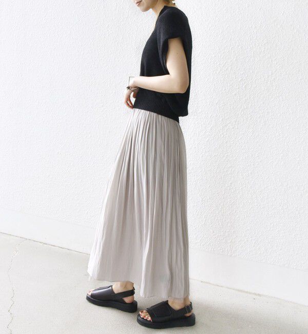 SHIPS for women「〈手洗い可能〉リバーシブル チュール カッセン スカート」|スカート|