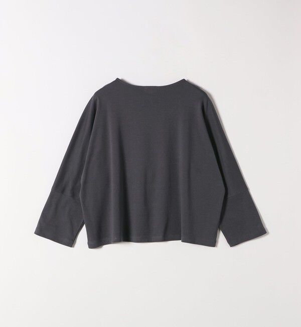 SHIPS any「SHIPS any:〈接触冷感/汗染み防止加工/洗濯機可能〉ボートネック ワイド ロンTEE」|Tシャツ・カットソー|