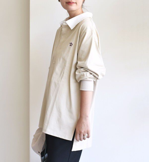 SHIPS for women「【SHIPS別注】LOGAN KNITTING MILLS:〈洗濯機可能〉ラガー シャツ」|Tシャツ・カットソー|