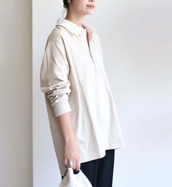 SHIPS for women「【SHIPS別注】LOGAN KNITTING MILLS:〈洗濯機可能〉ラガー シャツ」|Tシャツ・カットソー|