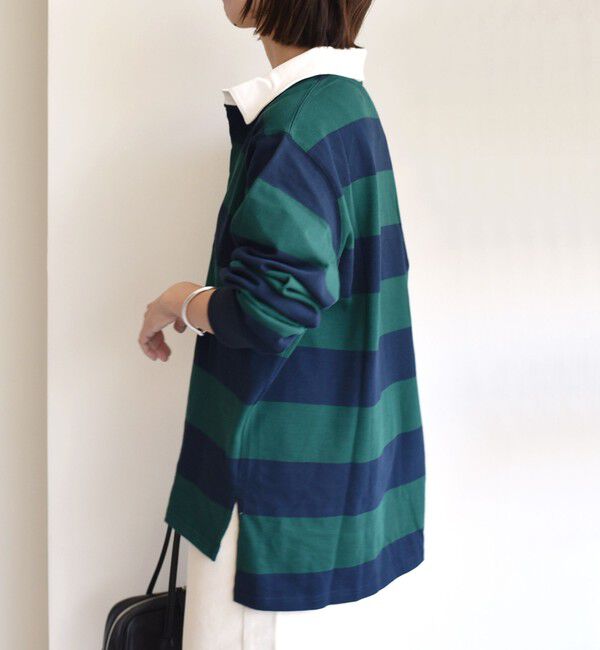 SHIPS for women「【SHIPS別注】LOGAN KNITTING MILLS:〈洗濯機可能〉ラガー シャツ」|Tシャツ・カットソー|