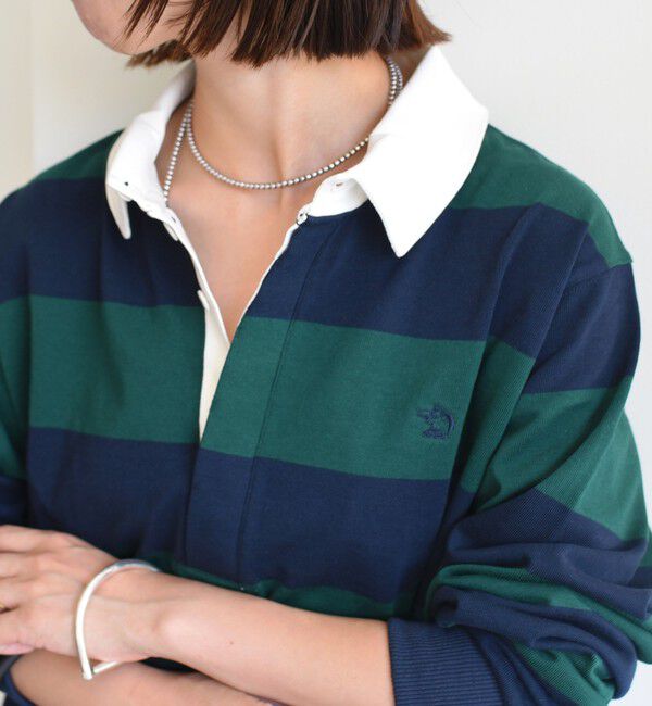 SHIPS for women「【SHIPS別注】LOGAN KNITTING MILLS:〈洗濯機可能〉ラガー シャツ」|Tシャツ・カットソー|