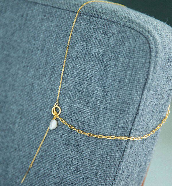 quaranciel「quaranciel: ワントップ 淡水パール マンテルチェーン ロング ネックレス」|ネックレス|