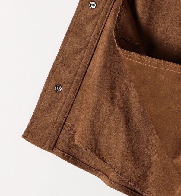 SHIPS any「SHIPS any: ポリエステル スエード ショート シャツ ジャケット」|その他|