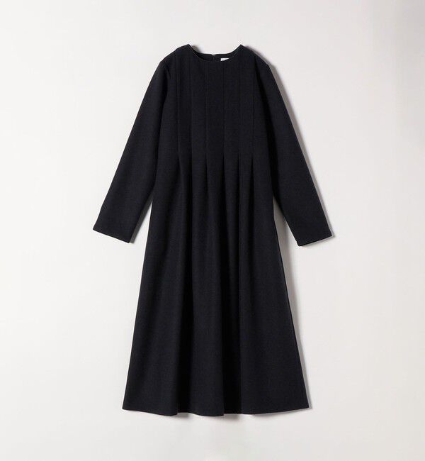 SHIPS any「SHIPS any: エア ニードル クルーネック タック フレア ワンピース」|ワンピース|
