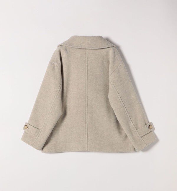 SHIPS any: カシミヤ ミックス テーラード ショート Pコート（SHIPS
