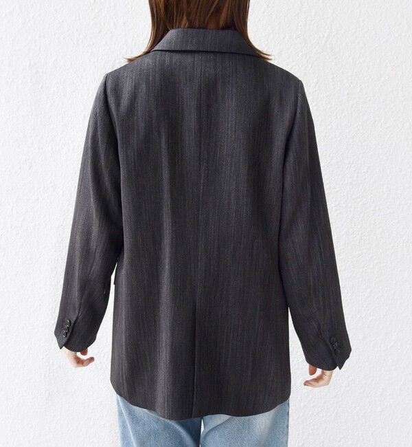 SHIPS for women「〈手洗い可能〉ウール 調 合繊 ダブル ジャケット」|テーラードジャケット|