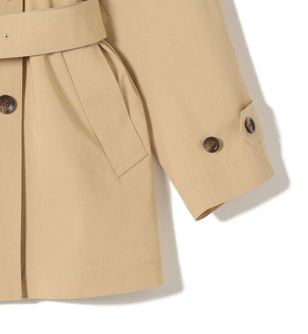 SHIPS for women「〈撥水加工〉バック ギャザー ドロスト ミディ丈 トレンチ」|トレンチコート|