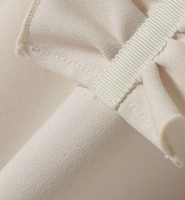 SHIPS any「《追加予約》SHIPS any:〈洗濯機可能〉ダブルクロス フリル パフ スリーブ ワンピース［NAVY BLUE］」|ワンピース|