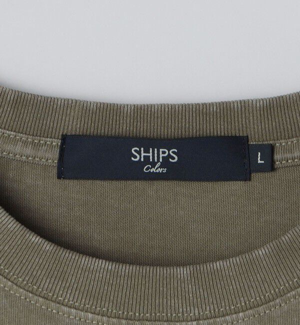 SHIPS Colors 「《予約》SHIPS Colors:フェードカラー クルーネック ロンT◆」|Tシャツ・カットソー|