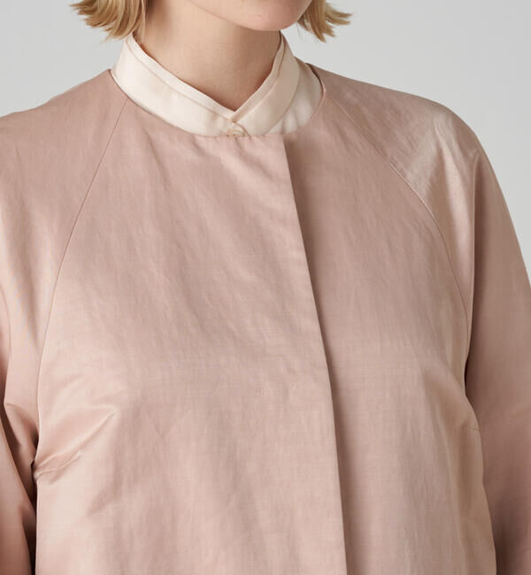 TOMORROWLAND collection「スパークツイル コクーンコート」|ノーカラーコート|