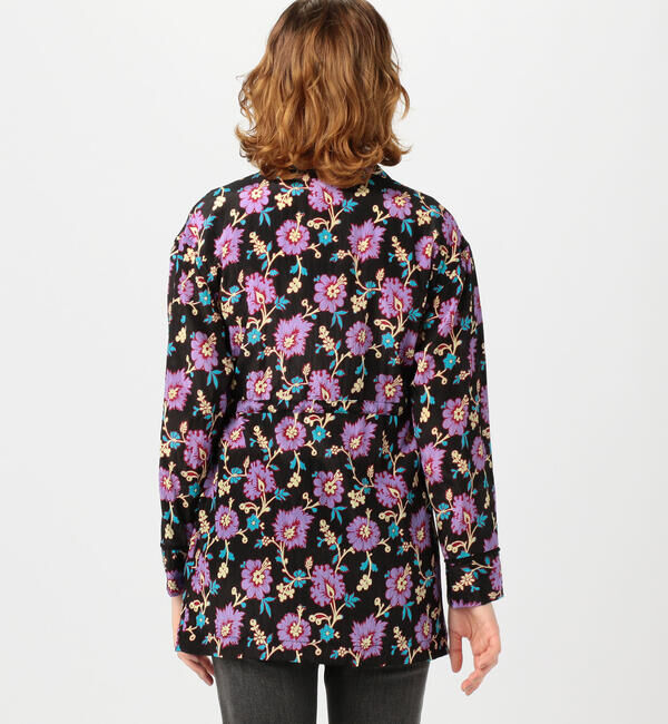 SOULEIADO「レーヨンプリント ショールカラージャケット」|その他|