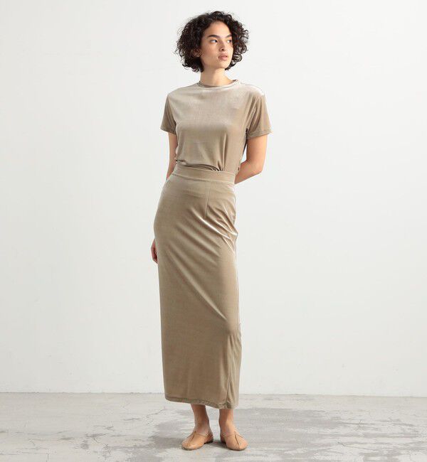 BACCA「inner piece ベロアジャージーTシャツ」|Tシャツ・カットソー|