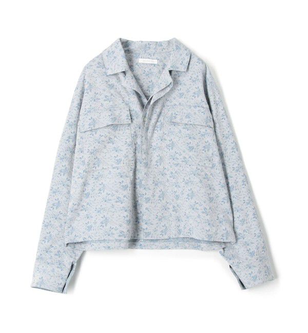 GALERIE VIE「ボタニカルジャカード ショートジャケット」|その他|64 ブルー系