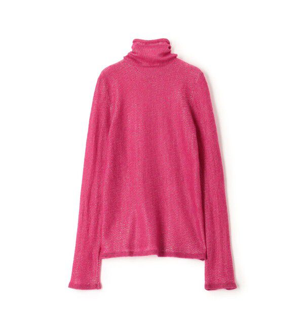 BACCA「モヘヤラメラッピングニットブラウス」|ニット・セーター|34 ピンク系
