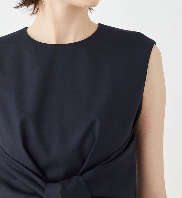 TOMORROWLAND collection「シャイニーシャーク ウエストリボンブラウス」|シャツ・ブラウス|