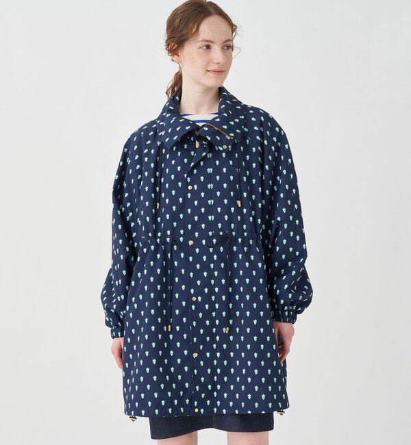 SOULEIADO「ポリエステルプリント モッズコート」|ミリタリー・モッズコート|