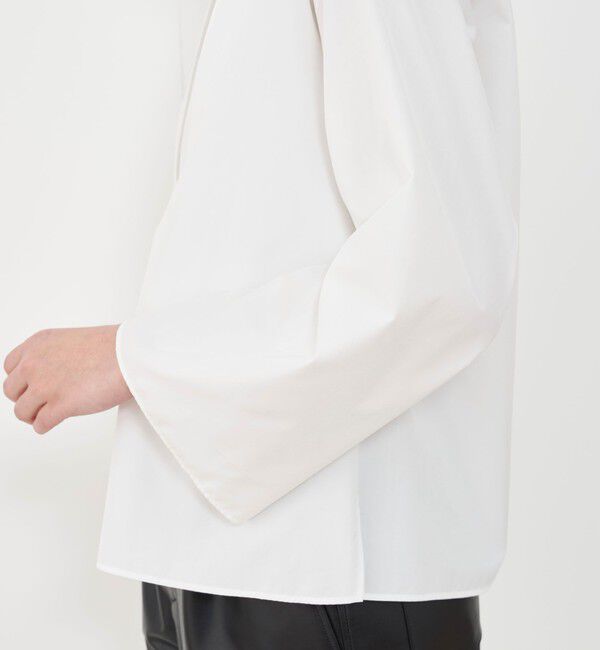 GALERIE VIE「コットンポリエステルウェザー スキッパーシャツ」|シャツ・ブラウス|