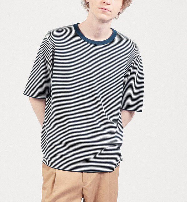 TOMORROWLAND MENS「TOMORROWLAND tricot シーアイランドコットン クルーネックプルオーバー」|ニット・セーター|