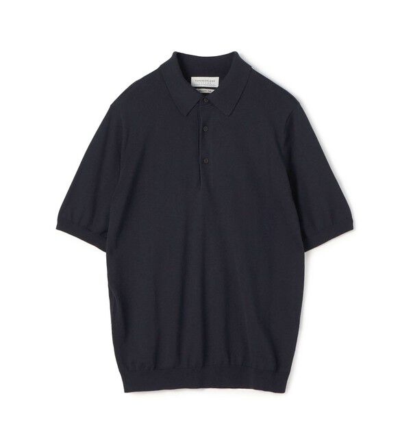 TOMORROWLAND MENS「シルクコットン ニットポロシャツ SESIA」|ニット・セーター|69 ネイビー