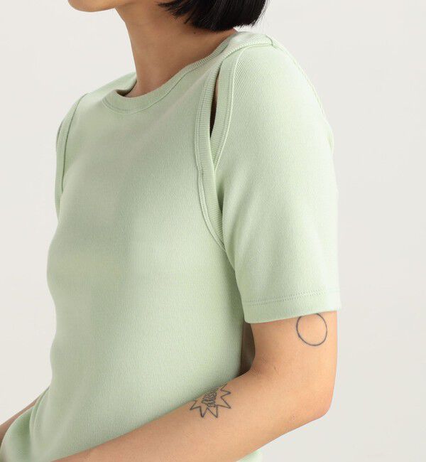 Edition「コットンフライス カットスリーブTシャツ」|Tシャツ・カットソー|