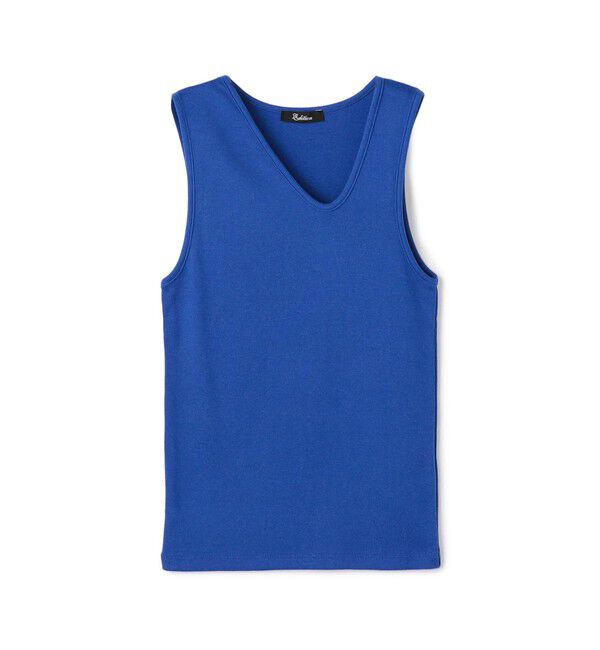 Edition「コットンフライス アシンメトリータンクトップ 」|タンクトップ|65 ブルー