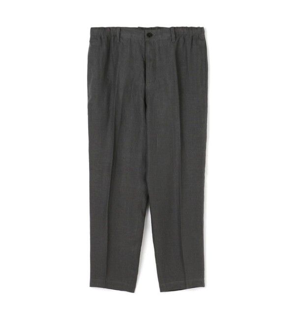 TOMORROWLAND MENS「ベルジャンリネン ワイドテーパードイージーパンツ」|その他|17 チャコールグレー