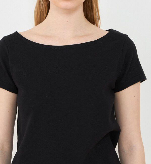 GALERIE VIE「ソフトジャージーリブ ハーフスリーブカットソー」|Tシャツ・カットソー|