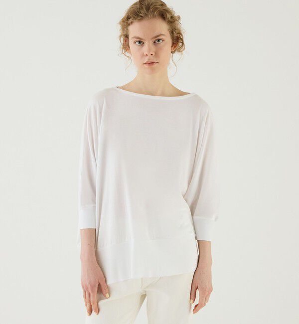 GALERIE VIE「パウダーコットン ワイドプルオーバー」|Tシャツ・カットソー|