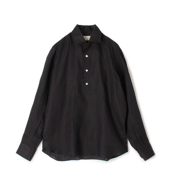 TOMORROWLAND BUYING WEAR「Maria Santangelo リネン ワンピースカラー プルオーバーシャツ」|シャツ・ブラウス|19 ブラック