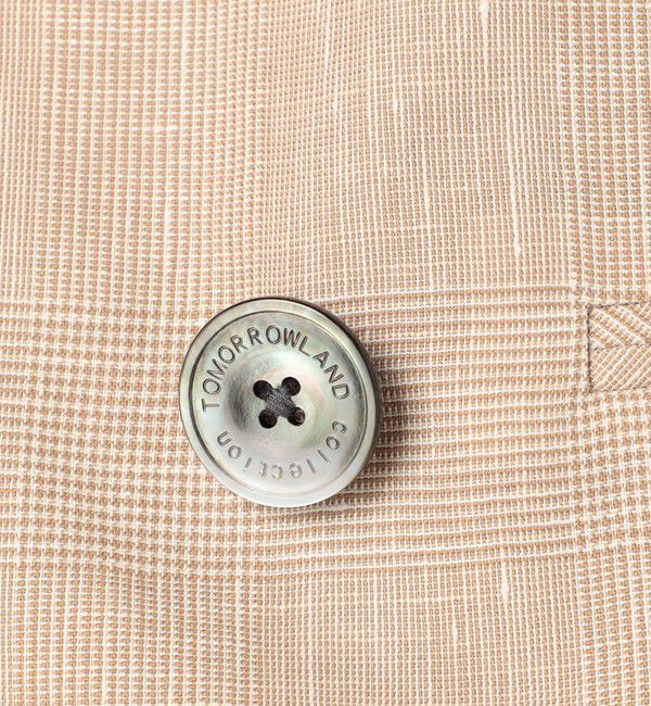 TOMORROWLAND collection「サマーグレンチェック ダブルブレストジャケット」|テーラードジャケット|