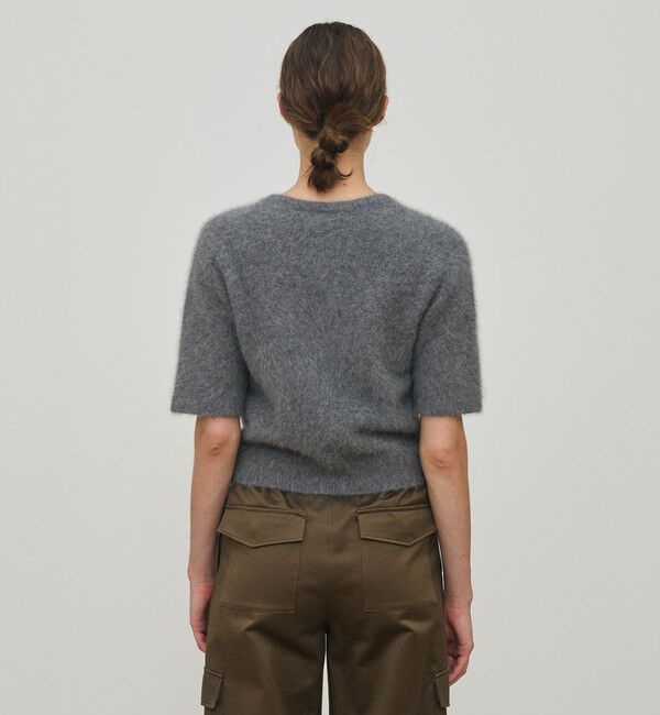 DES PRES「フォックスカシミヤ ハーフスリーブカーディガン」|カーディガン|