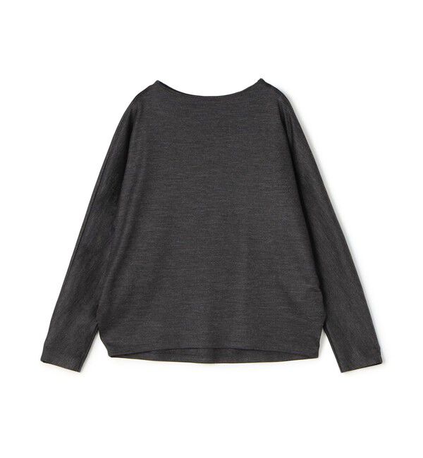GALERIE VIE「ウォッシャブルウールジャージー ドルマンスリーブプルオーバー」|Tシャツ・カットソー|17 チャコールグレー