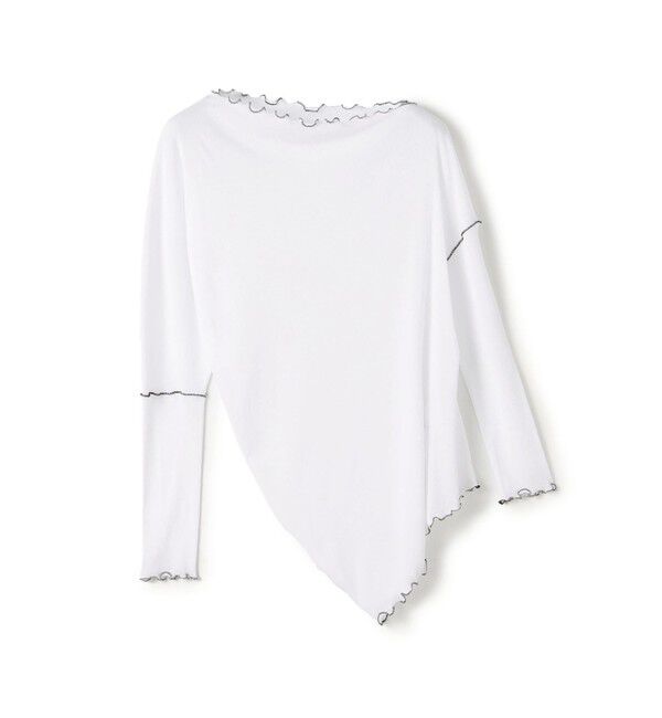 DES PRES「コットンジャージー ツイストプルオーバー」|Tシャツ・カットソー|11 ホワイト