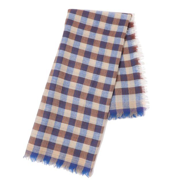 TOMORROWLAND GOODS「EPICE ウール チェックストール」|ストール|