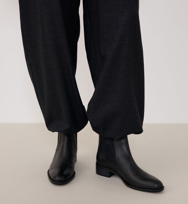 TOMORROWLAND GOODS「GALERIE VIE サイドゴアショートブーツ」|ショートブーツ|