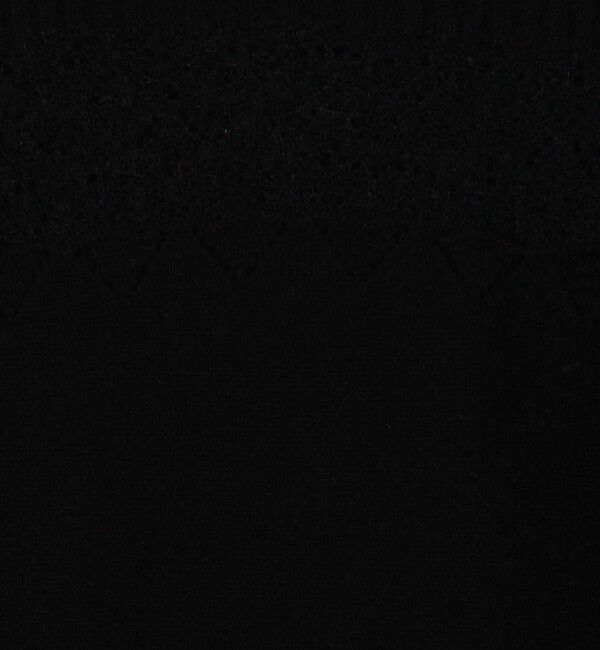 Edition「パッチワークレース フーデットニット」|ニット・セーター|