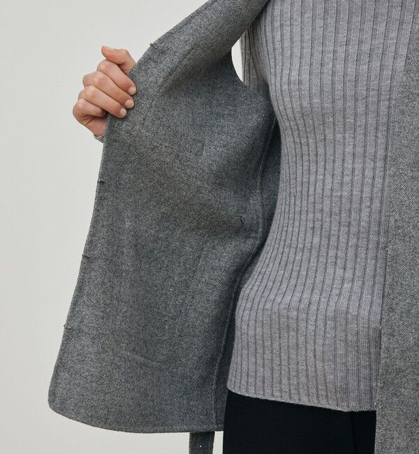 DES PRES「ライトダブルフェイスシャギー ベルテッドジレ」|ベスト・ジレ|
