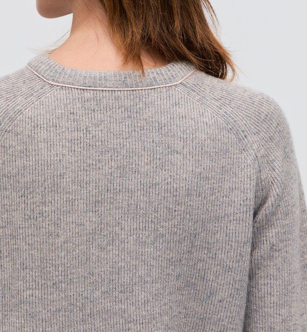 BACCA「ラメウール ベーシックプルオーバーニット」|ニット・セーター|